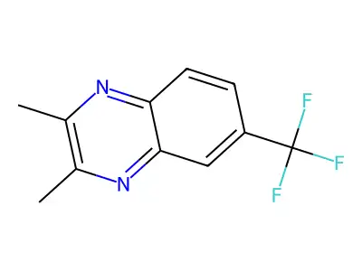 2,3-Dimethyl-6-(trifluoromethyl)quinoxaline structure
