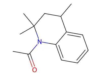1-(2,2,4-trimethyl-3,4-dihydroquinolin-l (2H)-yl)ethanone structure