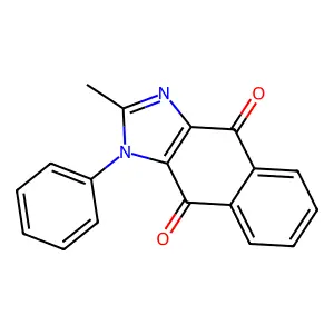 2-Methyl-1-phenyl-1h-naphtho[2,3-d]imidazole-4,9-dione structure
