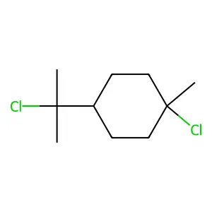 1-Chloro-4-(2-chloropropan-2-yl)-1-methylcyclohexane structure