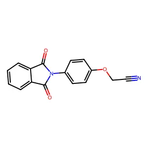 2-[4-(1,3-Dioxoisoindol-2-yl)phenoxy]acetonitrile structure