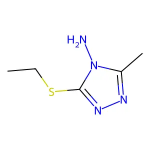 3-(ethylsulfanyl)-5-methyl-4H-1,2,4-triazol-4-amine structure