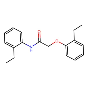 2-(2-ethylphenoxy)-N-(2-ethylphenyl)acetamide structure