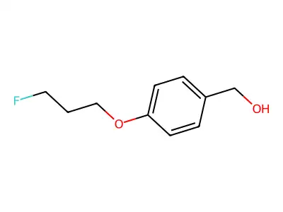 [4-(3-Fluoropropoxy)phenyl]methanol structure