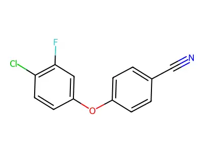 4-(4-Chloro-3-fluorophenoxy)benzonitrile structure
