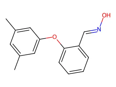 N-{[2-(3,5-Dimethylphenoxy)phenyl]methylidene}hydroxylamine structure