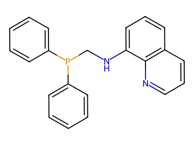 N-[(Diphenylphosphino)methyl]-8-quinolinamine structure