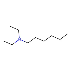 N,N-diethylhexylamine structure