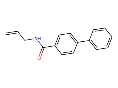 N-(prop-2-en-1-yl)biphenyl-4-carboxamide structure