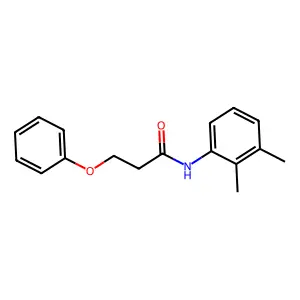 N-(2,3-dimethylphenyl)-3-phenoxypropanamide structure