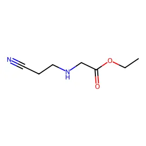 N-(2-Cyanoethyl)glycine ethyl ester structure