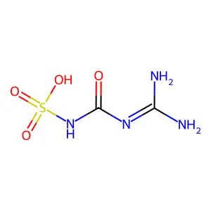 Urea, 1-amidino-3-sulfo- structure