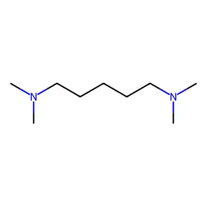 N,N,N',N'-Tetramethyl-1,5-pentanediamine structure