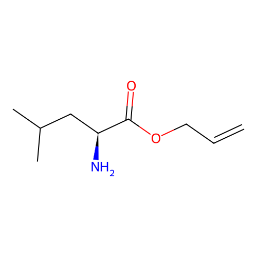 (S)-Allyl 2-amino-4-methylpentanoate structure