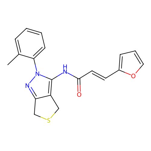 CAS 450340-26-8 - C19H17N3O2S structure