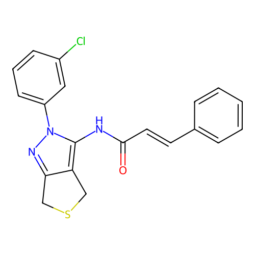 CAS 450341-12-5 - C20H16ClN3OS structure