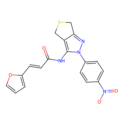 CAS 450342-59-3 - C18H14N4O4S structure