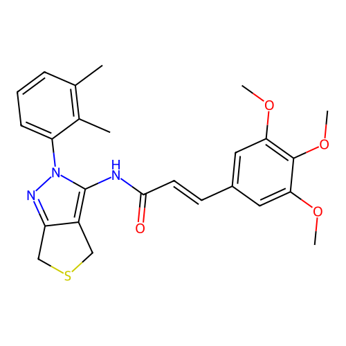 CAS 450344-44-2 - C25H27N3O4S structure