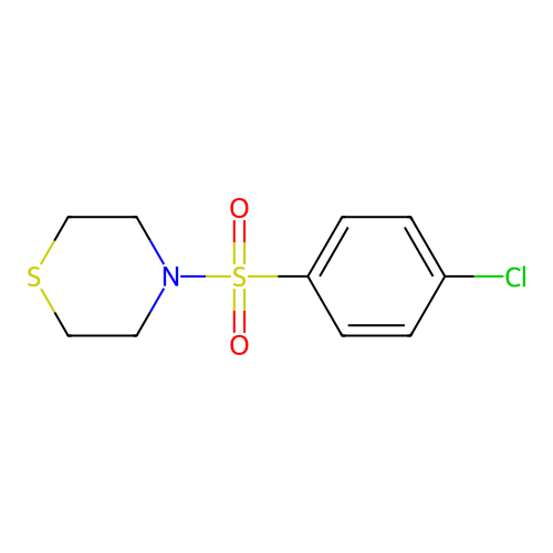 4-(4-Chloro-benzenesulfonyl)-thiomorpholine structure