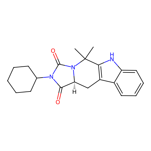 C21H25N3O2 structure