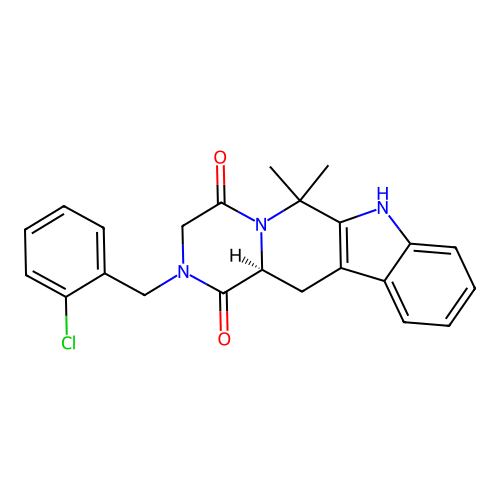 C23H22ClN3O2 structure