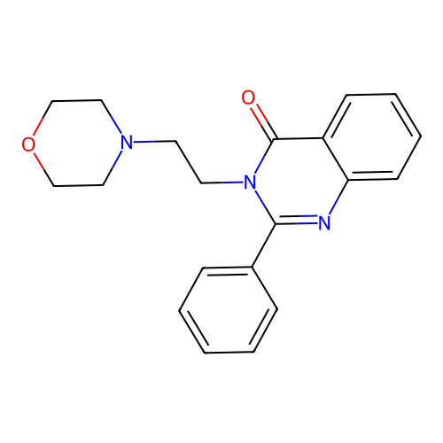 3-[2-(morpholin-4-yl)ethyl]-2-phenylquinazolin-4(3H)-one structure