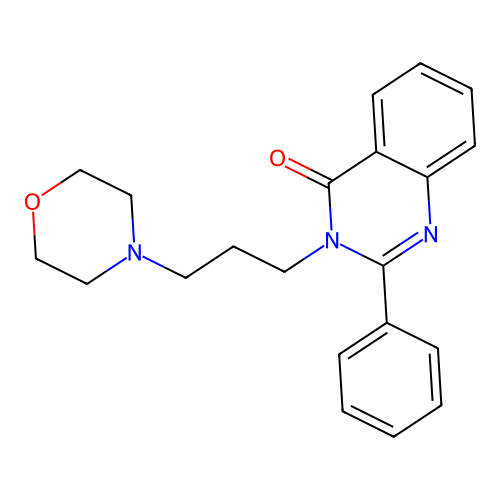 3-(3-Morpholin-4-ylpropyl)-2-phenylquinazolin-4-one structure