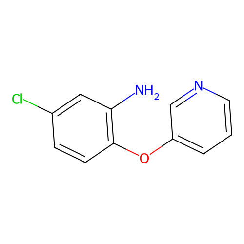 5-Chloro-2-(pyridin-3-yloxy)aniline structure