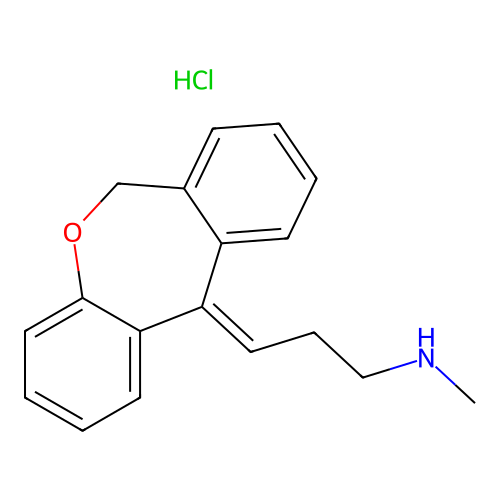 Desmethyldoxepin hydrochloride, (E)- structure