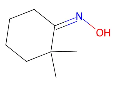 N-[(1Z)-2,2-Dimethylcyclohexylidene]hydroxylamine structure