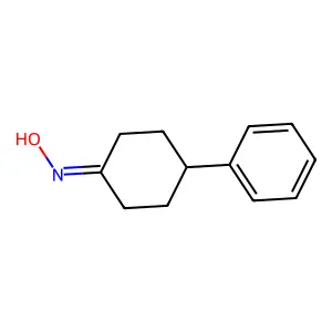 4-Phenylcyclohexanone oxime structure