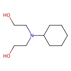 Ethanol, 2,2'-(cyclohexylimino)bis- structure