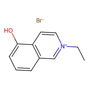 Isoquinolinium, 2-ethyl-5-hydroxy-, bromide structure