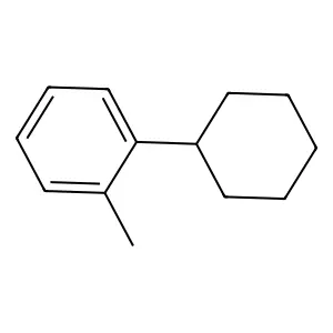 1-Cyclohexyl-2-methylbenzene structure