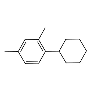 1-Cyclohexyl-2,4-dimethylbenzene structure