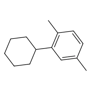 2-Cyclohexyl-1,4-dimethylbenzene structure