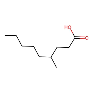4-甲基壬酸 structure