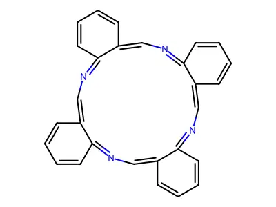Tetrabenzo[b,f,j,n][1,5,9,13]tetraazacyclohexadecine structure