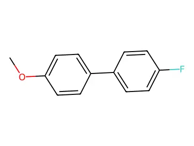 4-Fluoro-4'-methoxybiphenyl structure