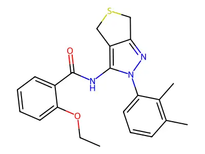 N-(2-(2,3-dimethylphenyl)-4,6-dihydro-2H-thieno[3,4-c]pyrazol-3-yl)-2-ethoxybenzamide structure