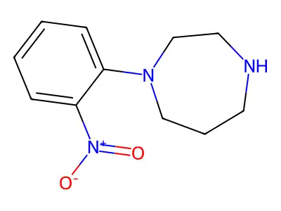 1-(2-Nitrophenyl)-1,4-diazepane structure