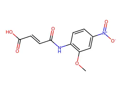 4-(2-Methoxy-4-nitroanilino)-4-oxobut-2-enoic acid structure