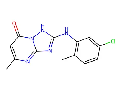 2-[(5-Chloro-2-methylphenyl)amino]-5-methyl[1,2,4]triazolo[1,5-a]pyrimidin-7-ol structure