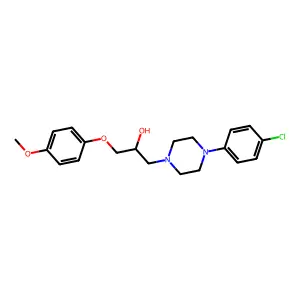 2-[4-(4-Chlorophenyl)piperazin-1-yl]ethanol structure