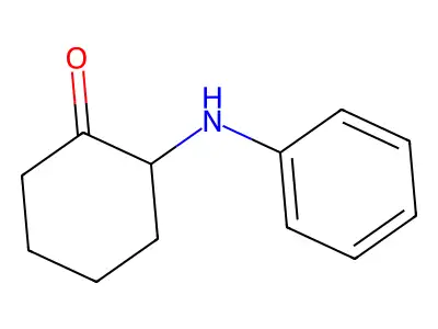 2-Anilinocyclohexanone structure