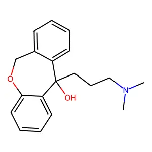 11-[3-(Dimethylamino)propyl]-6,11-dihydrodibenz[b,e]oxepin-11-ol structure