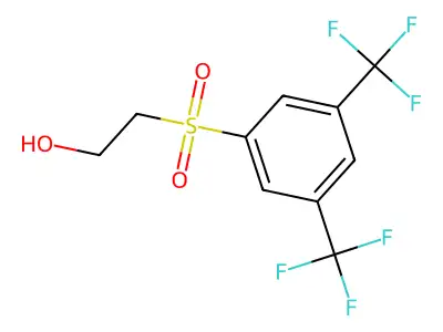 3,5-Bis(trifluoromethyl)phenylsulfonylethanol structure
