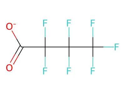 Perfluorobutyrate structure