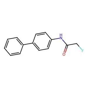 Acetanilide, 2-fluoro-4'-phenyl- structure