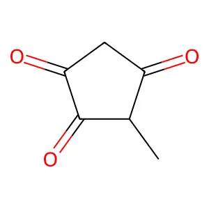 3-Methyl-1,2,4-cyclopentanetrione structure